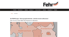 Desktop Screenshot of fehr.de
