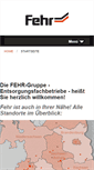 Mobile Screenshot of fehr.de